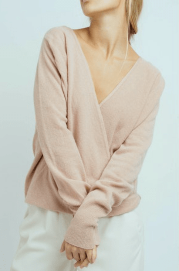 Crush Cashmere Beijing Twist Reversible Jumper