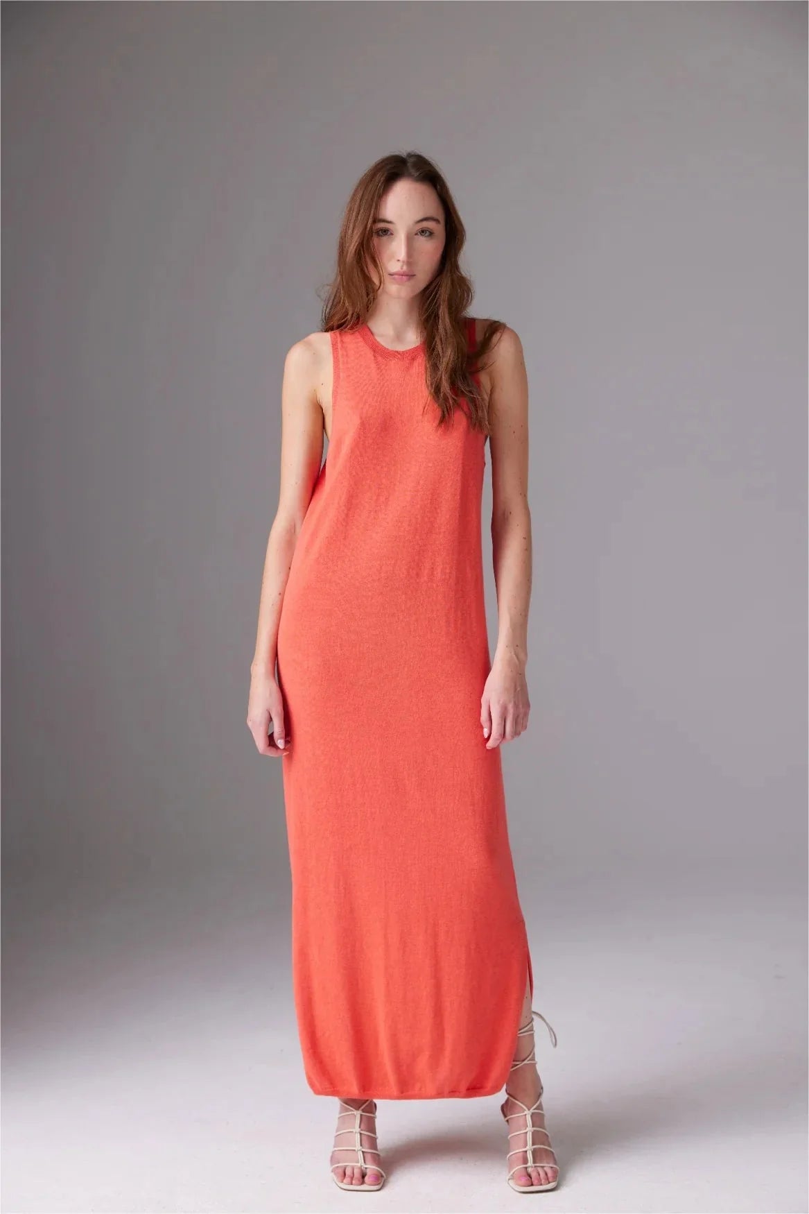 Crush Dana Floaty Tank Dress in Sangria