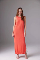 Crush Dana Floaty Tank Dress in Sangria