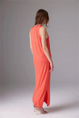 Crush Dana Floaty Tank Dress in Sangria