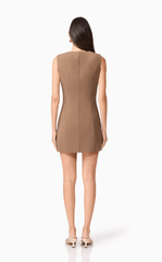Curaae Sandy Suit Mini Dress in Coco