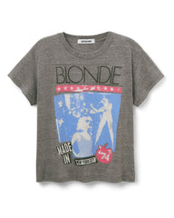 Daydreamer Blondie Made in New York City Solo Tee in Heather Grey