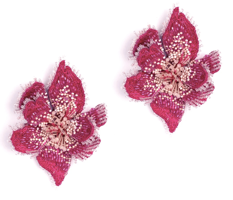 Deepa Azealia Earring in Fucshia