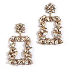 Deepa Gurnani Anushka Earrings in Gold