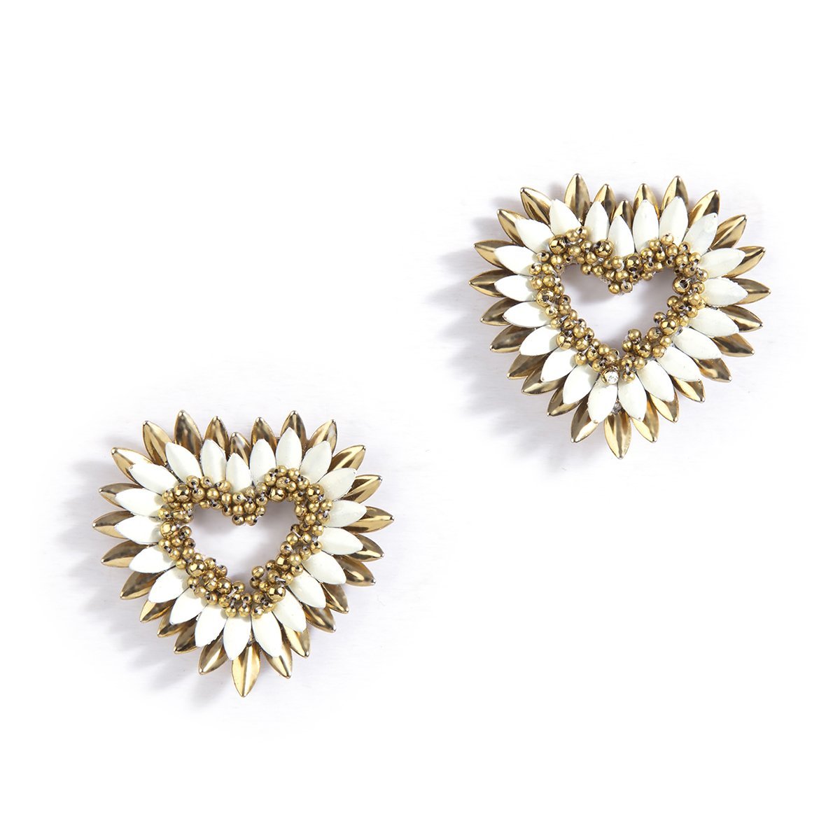 Deepa Gurnani Emerson Earrings - Ivory
