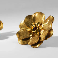 Deepa Gurnani Jemena Earrings in Ruby