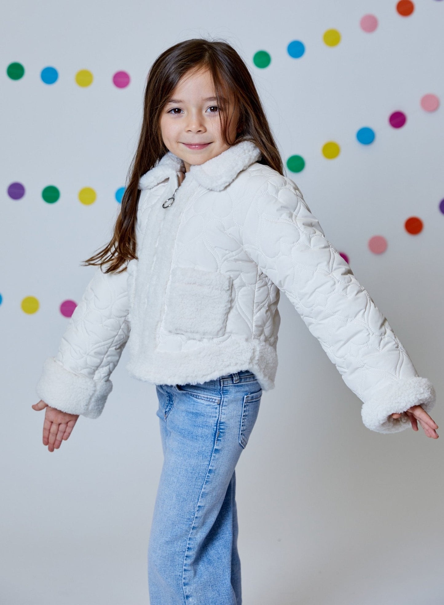 Design History Girl Jacket in Beige