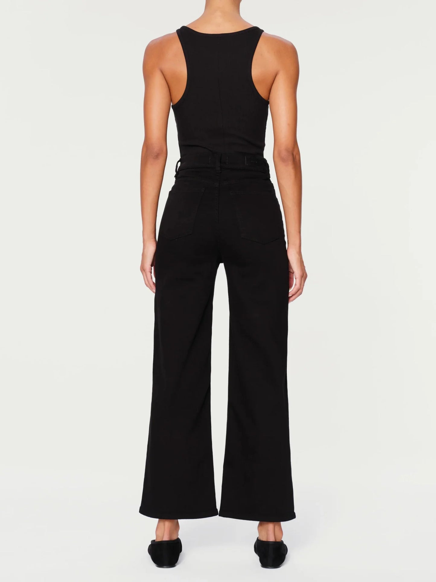 DL1961 Hepburn Vintage Wide Leg in Jet Black