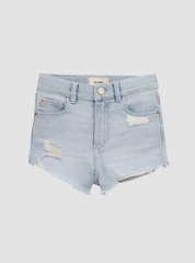 DL1961 Kids Lucy Short in Poolside Distressed