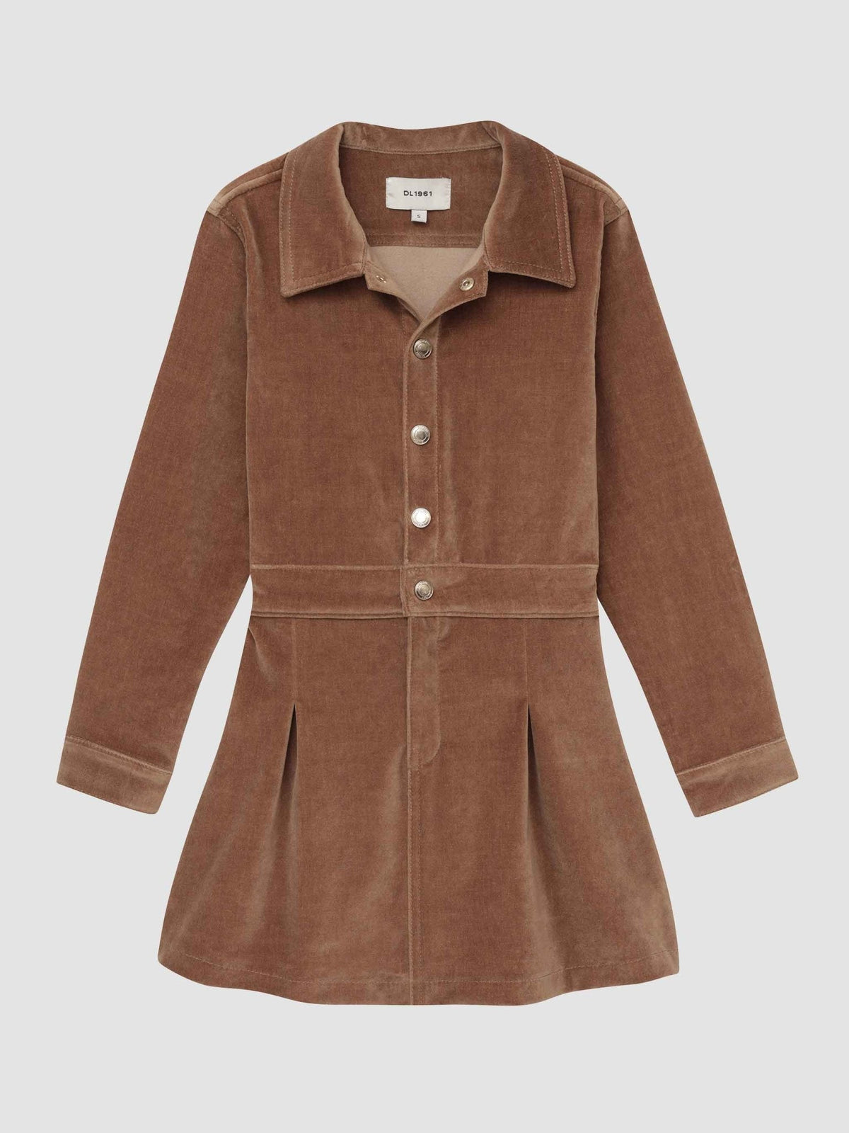 DL1961 Kids Manning Dress in Teakwood