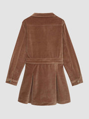 DL1961 Kids Manning Dress in Teakwood