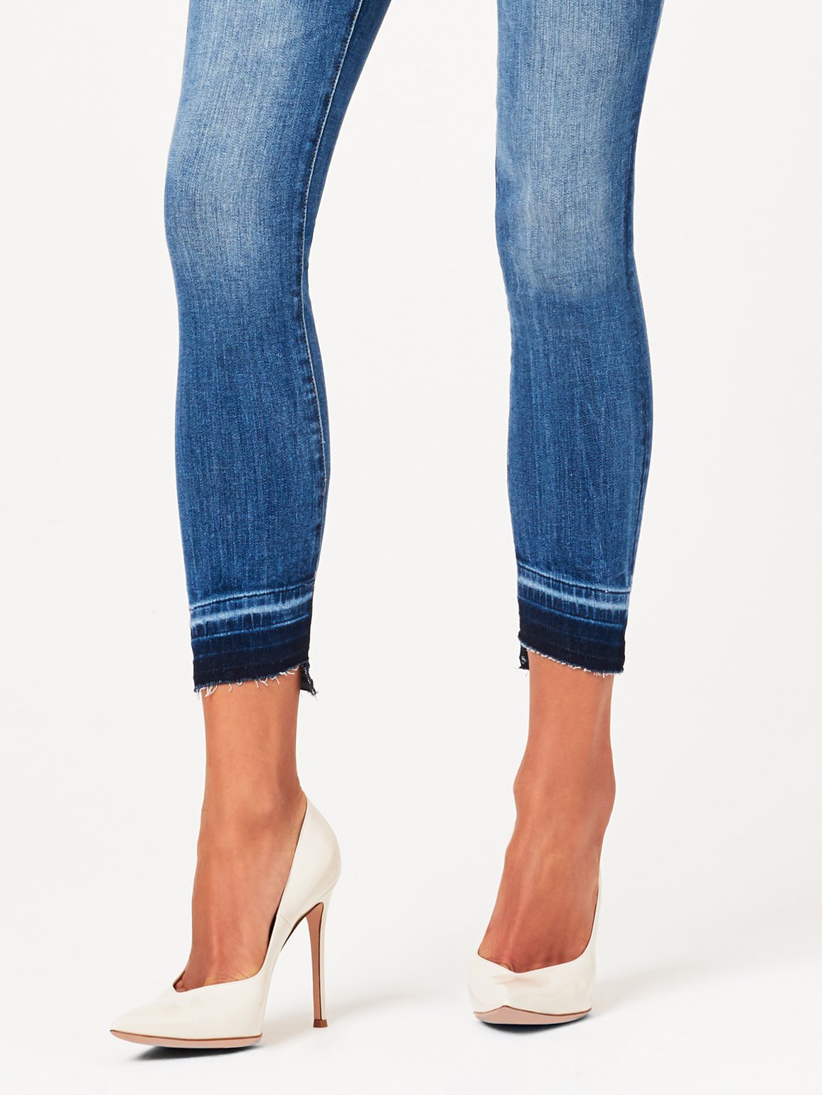 DL1961 Margaux Mid Rise Ankle Skinny in Costa Mesa