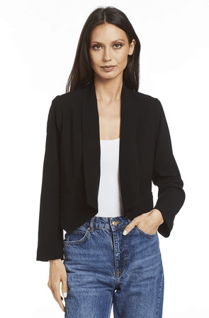 Drew Cameron Jacket in Black