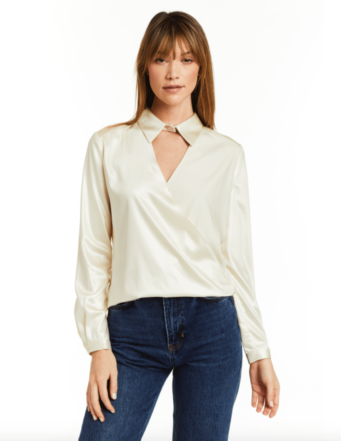 Drew Declan Shirt in Ivory