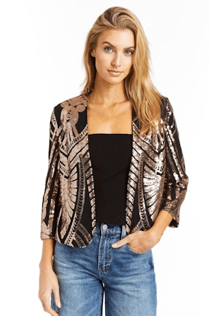 Drew Kiera Jacket in Copper