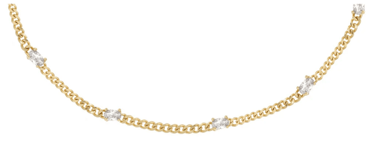 Eight Five One Nina Bracelet in Clear CZ