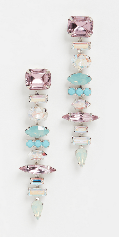 Elizabeth Cole Starla Earrings in Blue Hues