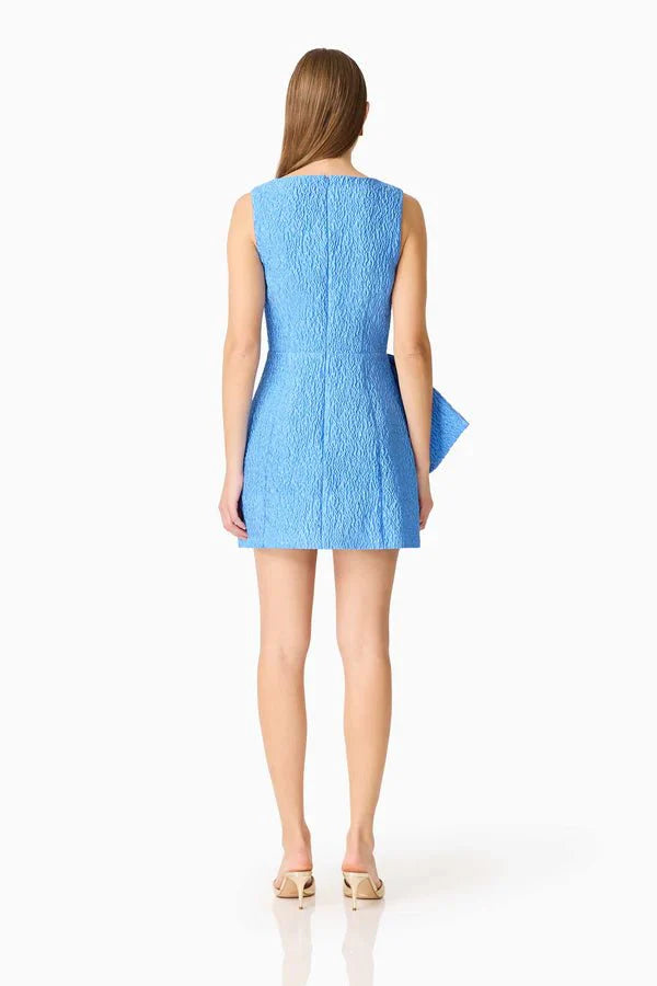 Elliatt Briallen Jacquard Mini Dress in Blue