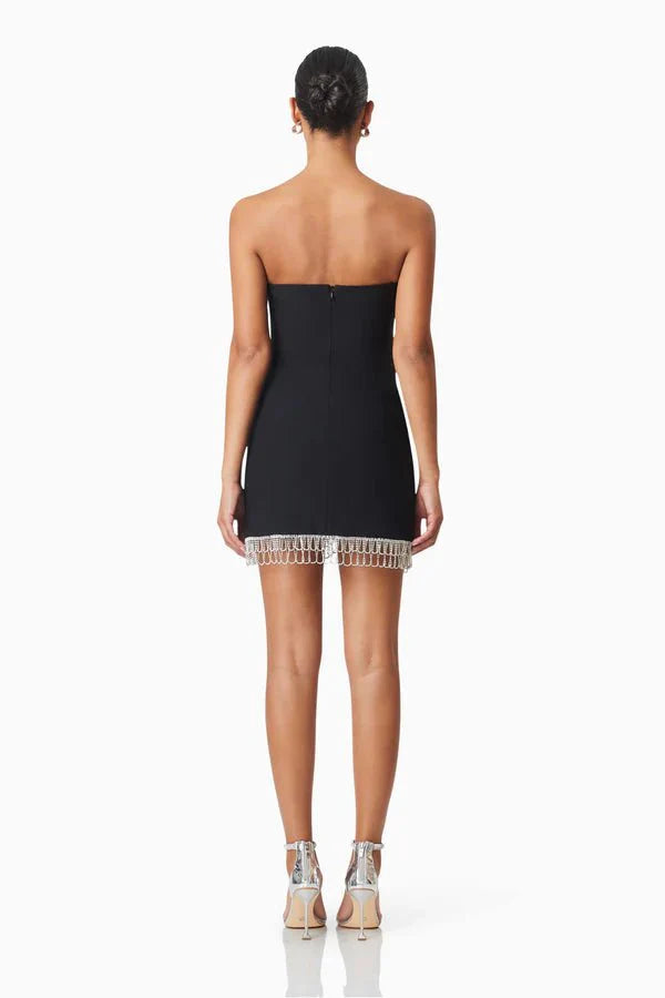 Elliatt Delia Party Mini Dress in Black