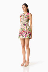 Elliatt Flora Mini Dress in Multi Floral
