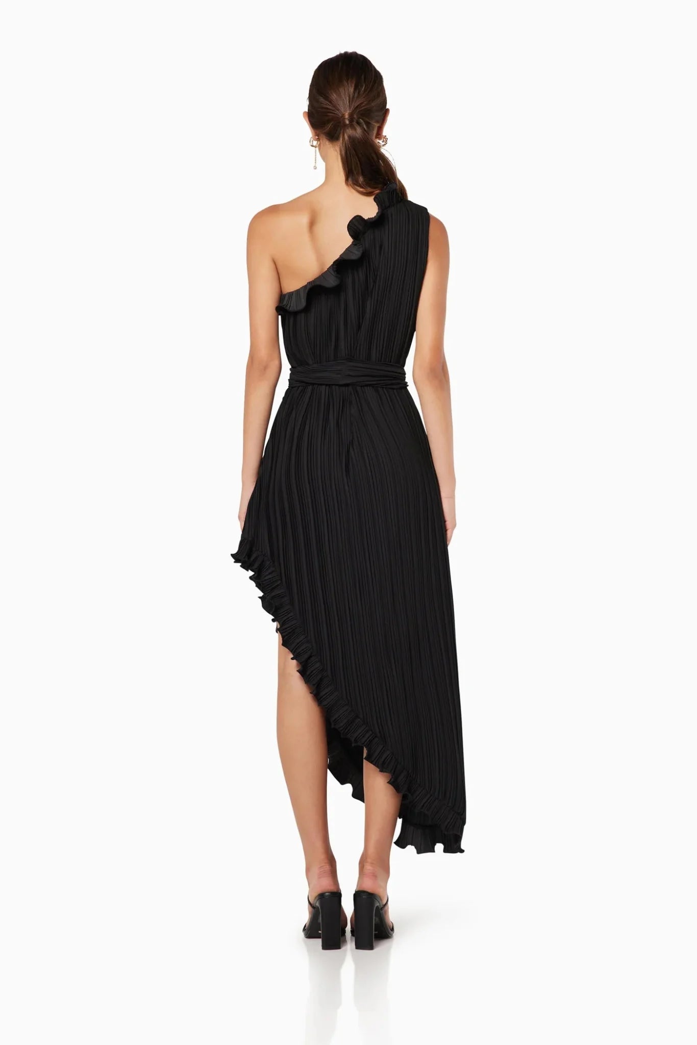 Elliatt Italianate Midi Dress in Black