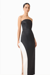 Elliatt Sydney Asymmetrical Gown in Black