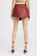En Saison Campbell Skort in Dark Rose