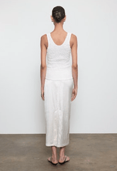 Enza Costa Dimension Tank in Off White