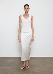 Enza Costa Dimension Tank in Off White