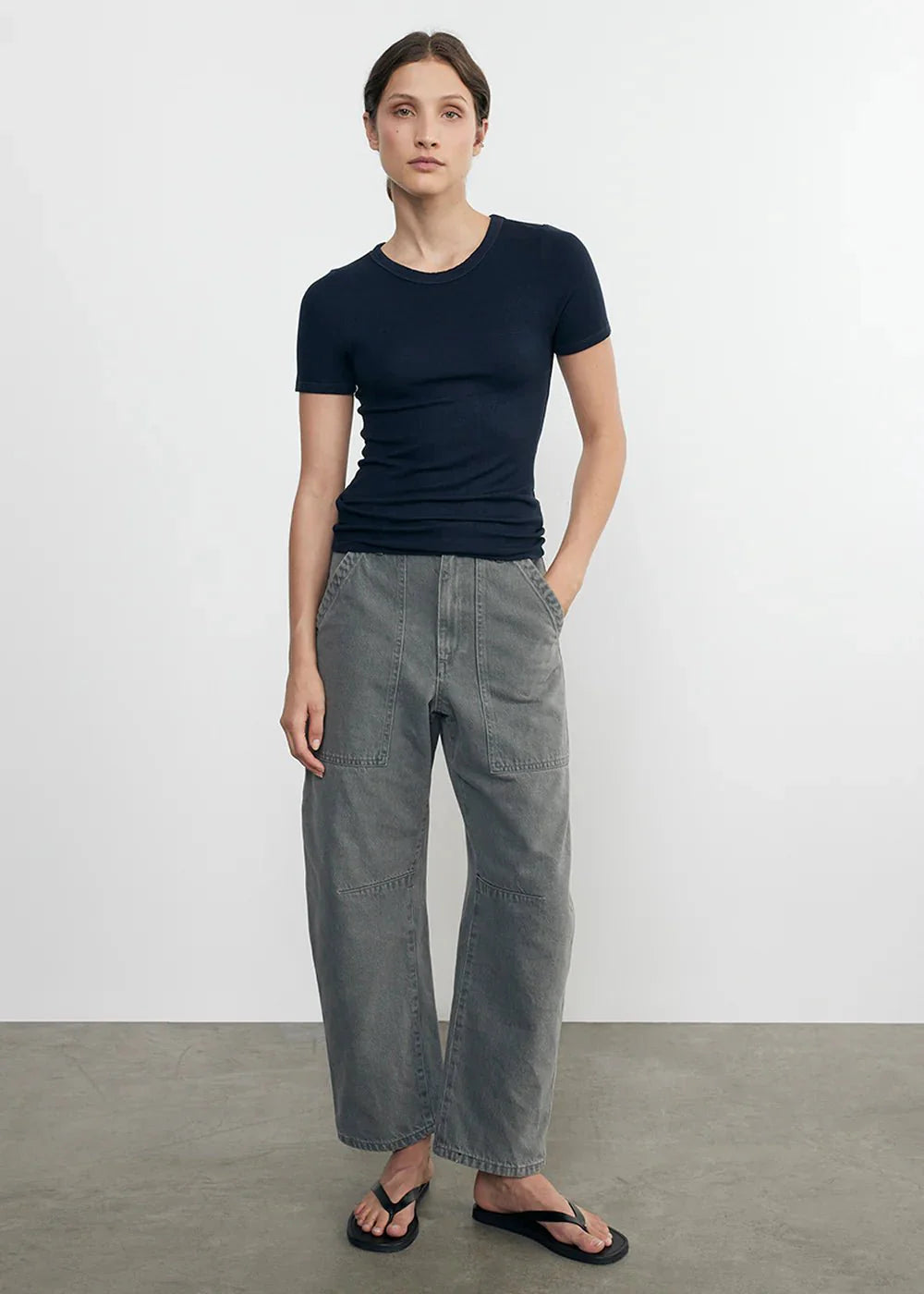 Enza Costa Smoked Utility Pant