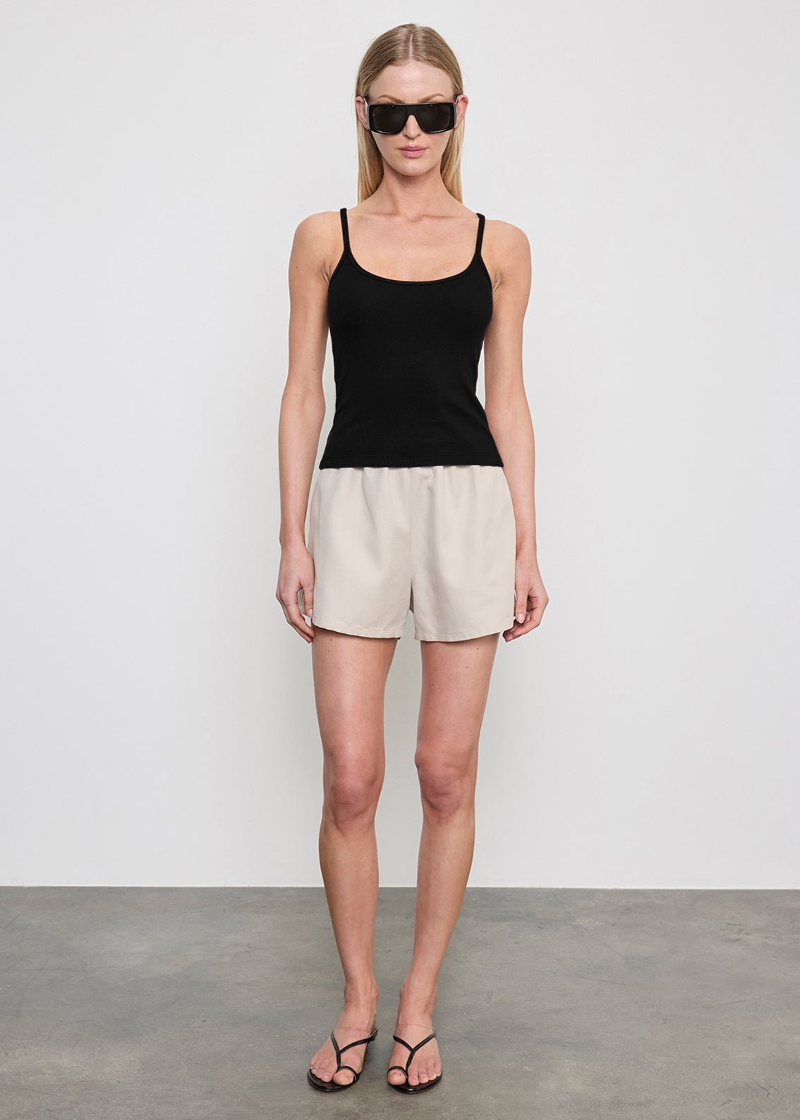 Enza Costa Twill All Day Short in Fog