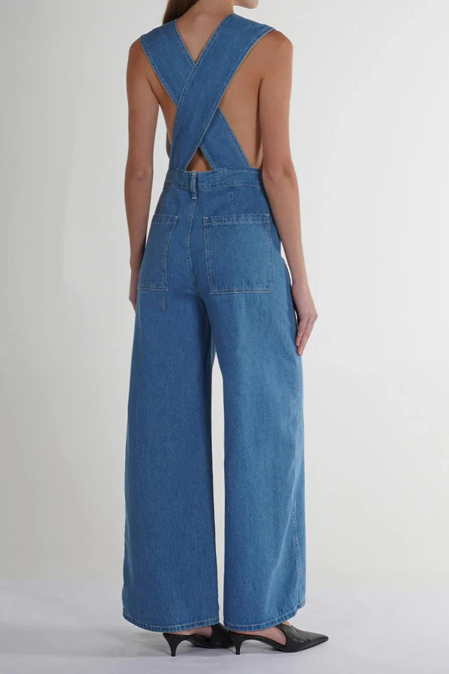 ética Elina Jumpsuit in Ethereal Blue