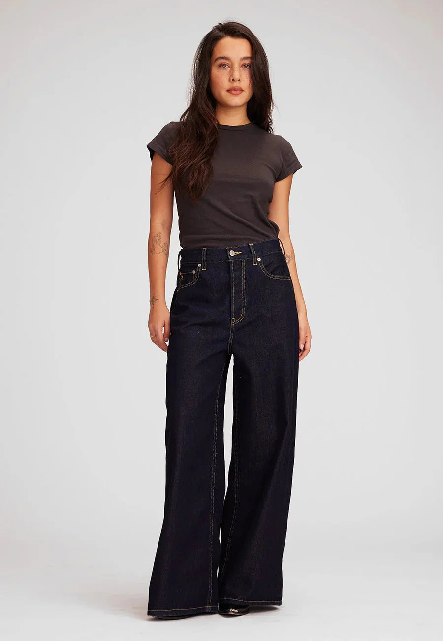 ética Marley Ultra High Rise Baggy in Late Night