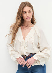 Favorite Daughter The Because Of You Top in Ivory