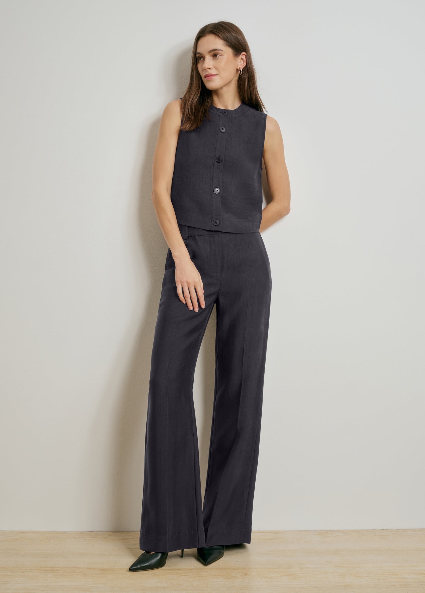 Favorite Daughter The Fine Line Top in Navy