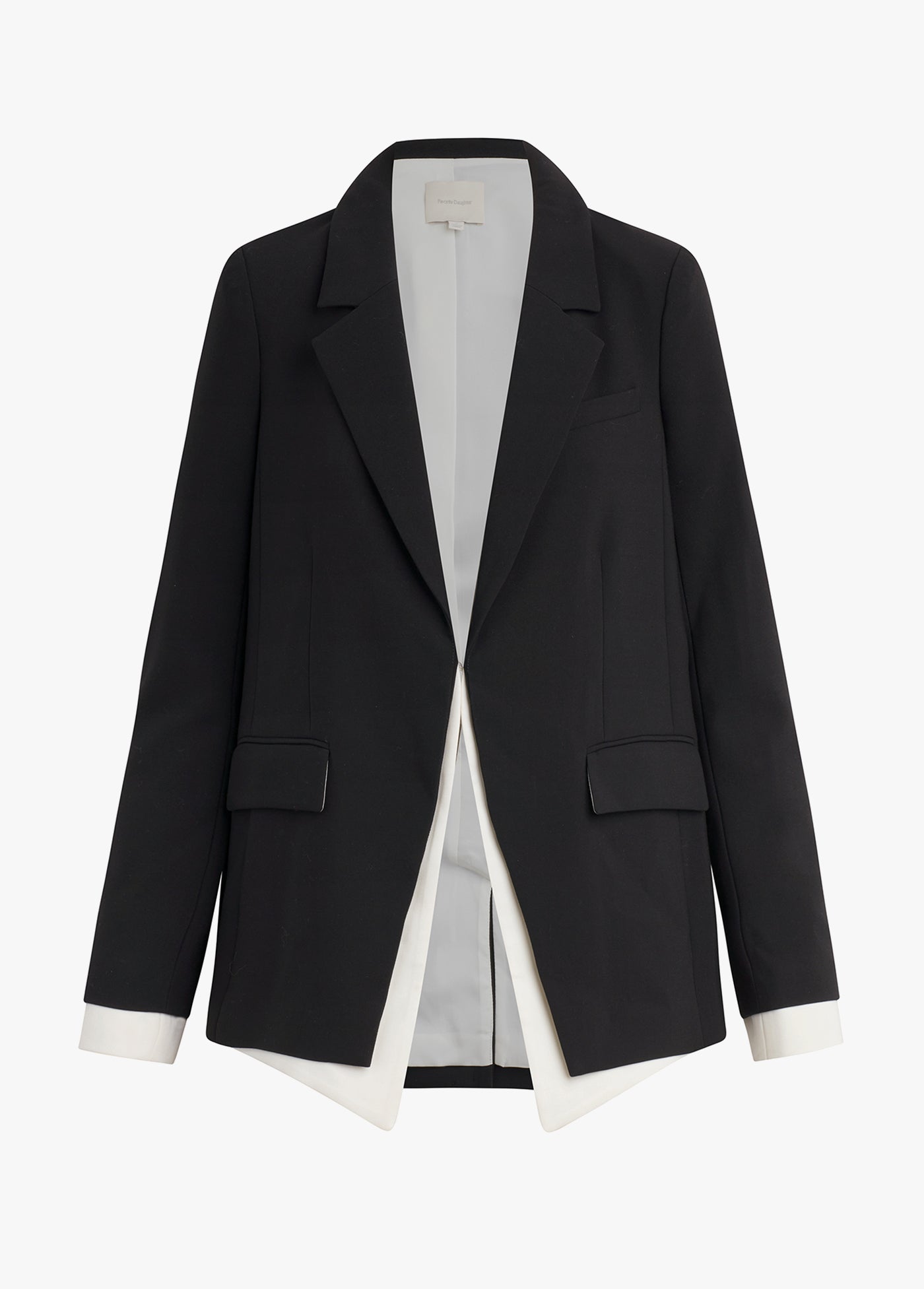 Favorite Daughter The Kelly Blazer in Black Multi