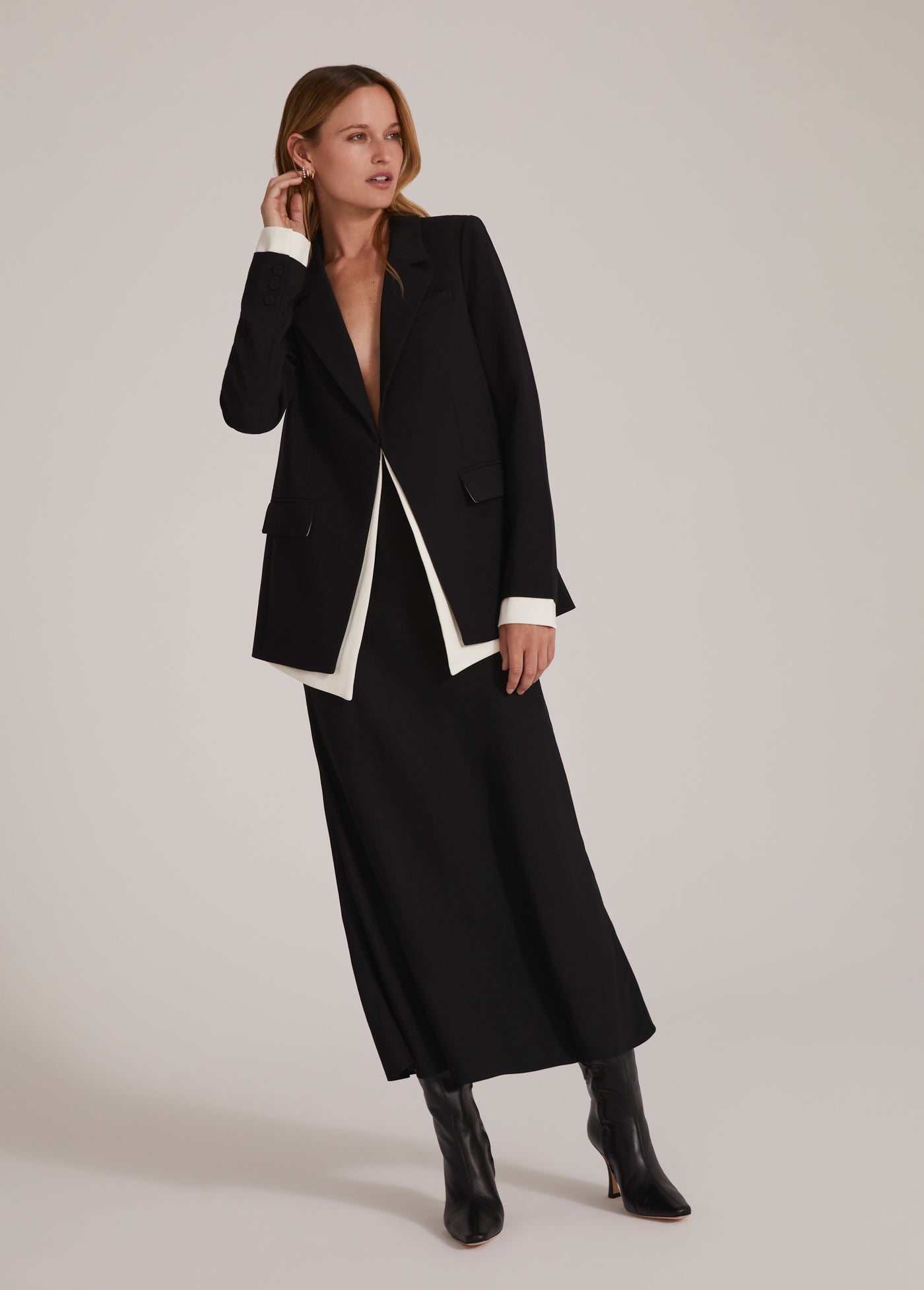Favorite Daughter The Kelly Blazer in Black Multi