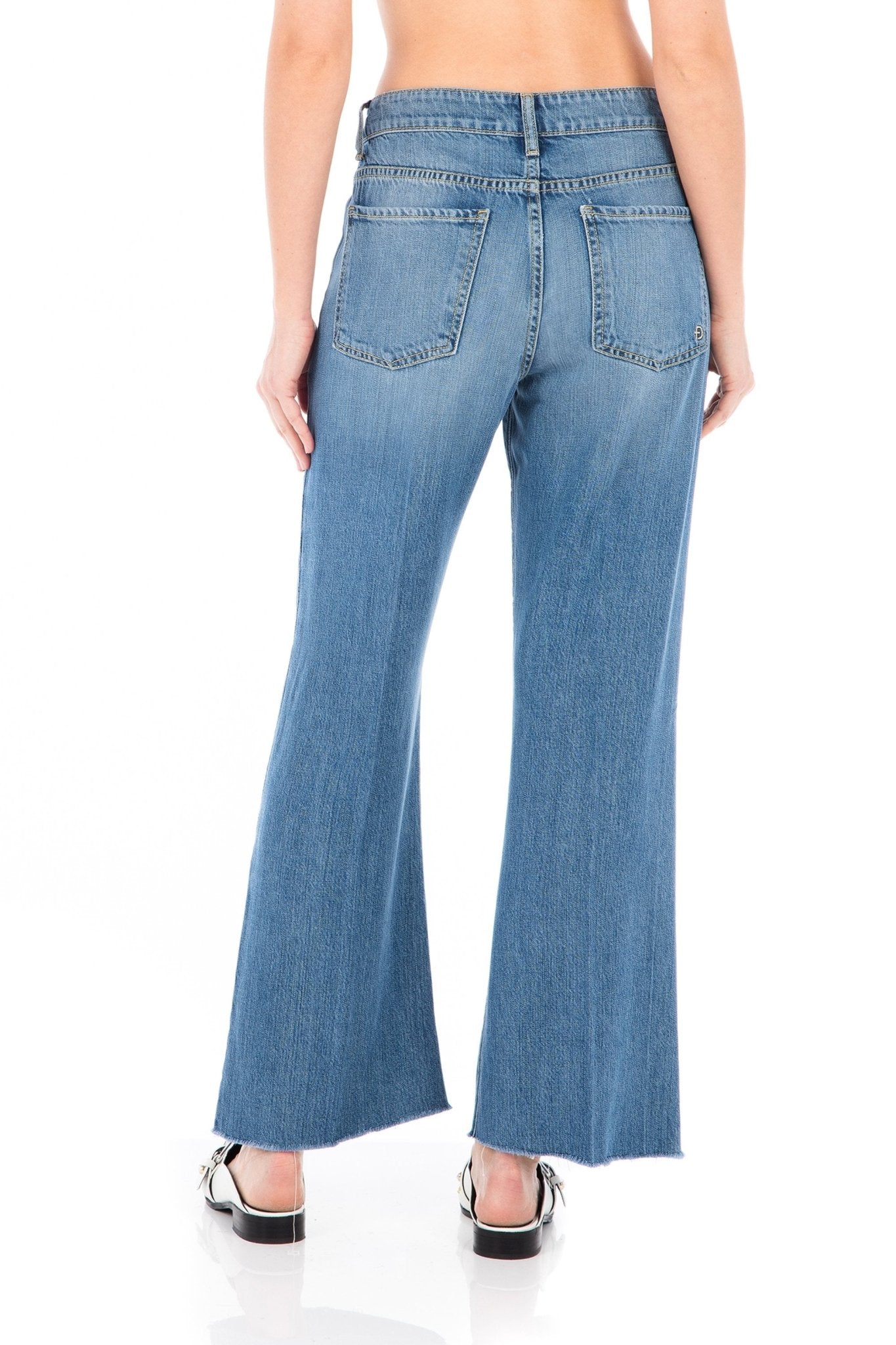 Fidelity Talia Denim in Harem Blue