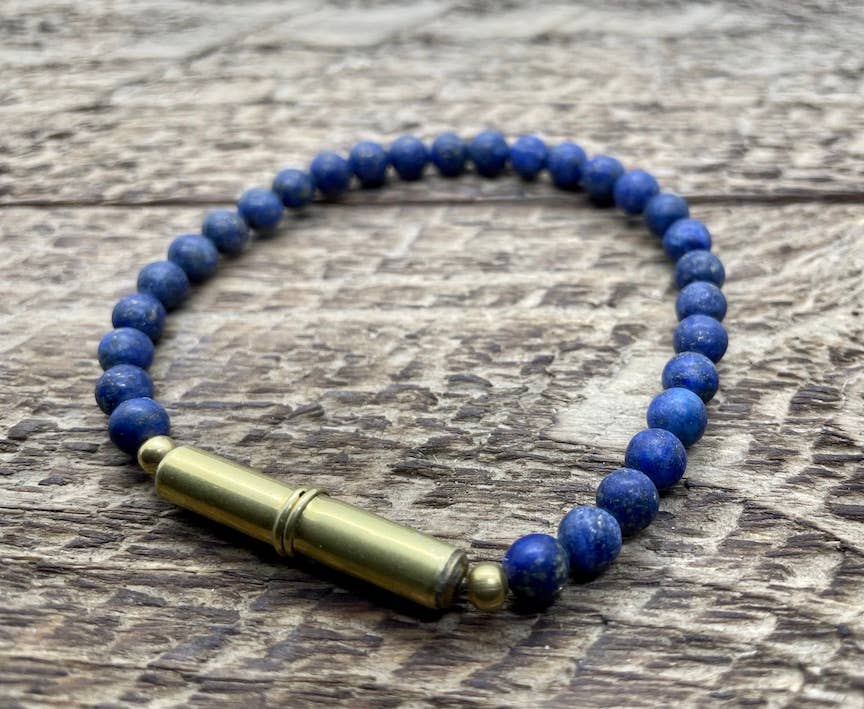 Flint Beaded Single Bracelet: Tiger Eye / Large