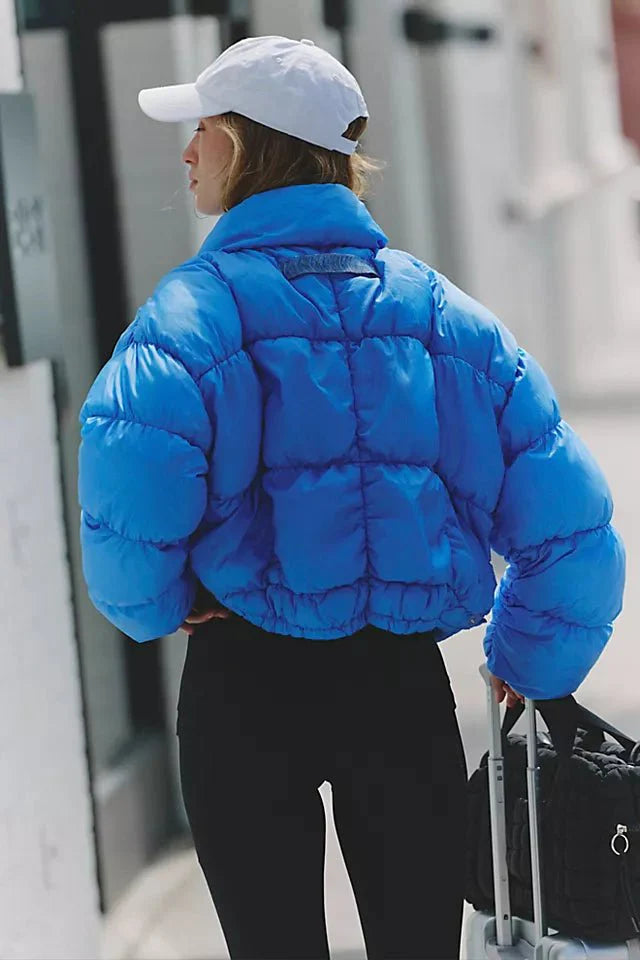 FP Movement In A Bubble Puffer Jacket in Rivera Blue