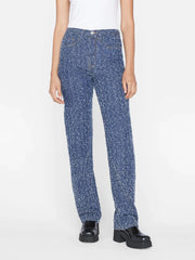 Frame Atelier Le Jane in Indigo Boucle