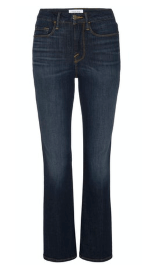 Frame Le Crop Mini Boot in Filbert