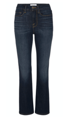 Frame Le Crop Mini Boot in Filbert