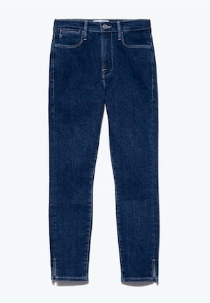 FRAME Le High Skinny Crop in Orista