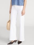 Frame Le Slim Palazzo Modernist Pocket in White