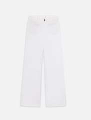 Frame Le Slim Palazzo Modernist Pocket in White