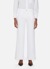 Frame Le Slim Palazzo Modernist Pocket in White