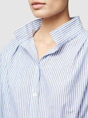 Frame Pleated Clean Collar Dress