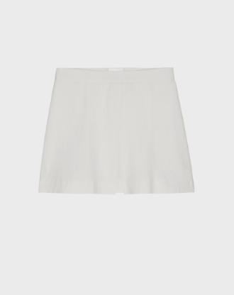 Frame Seersucker Short in White
