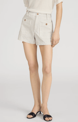 Frame The Cruise Short in Flax Stripe
